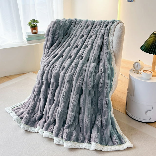 Aoujea 100x150cm Soft Throw Blanket Premium Blanket For Couch Sofa Bed