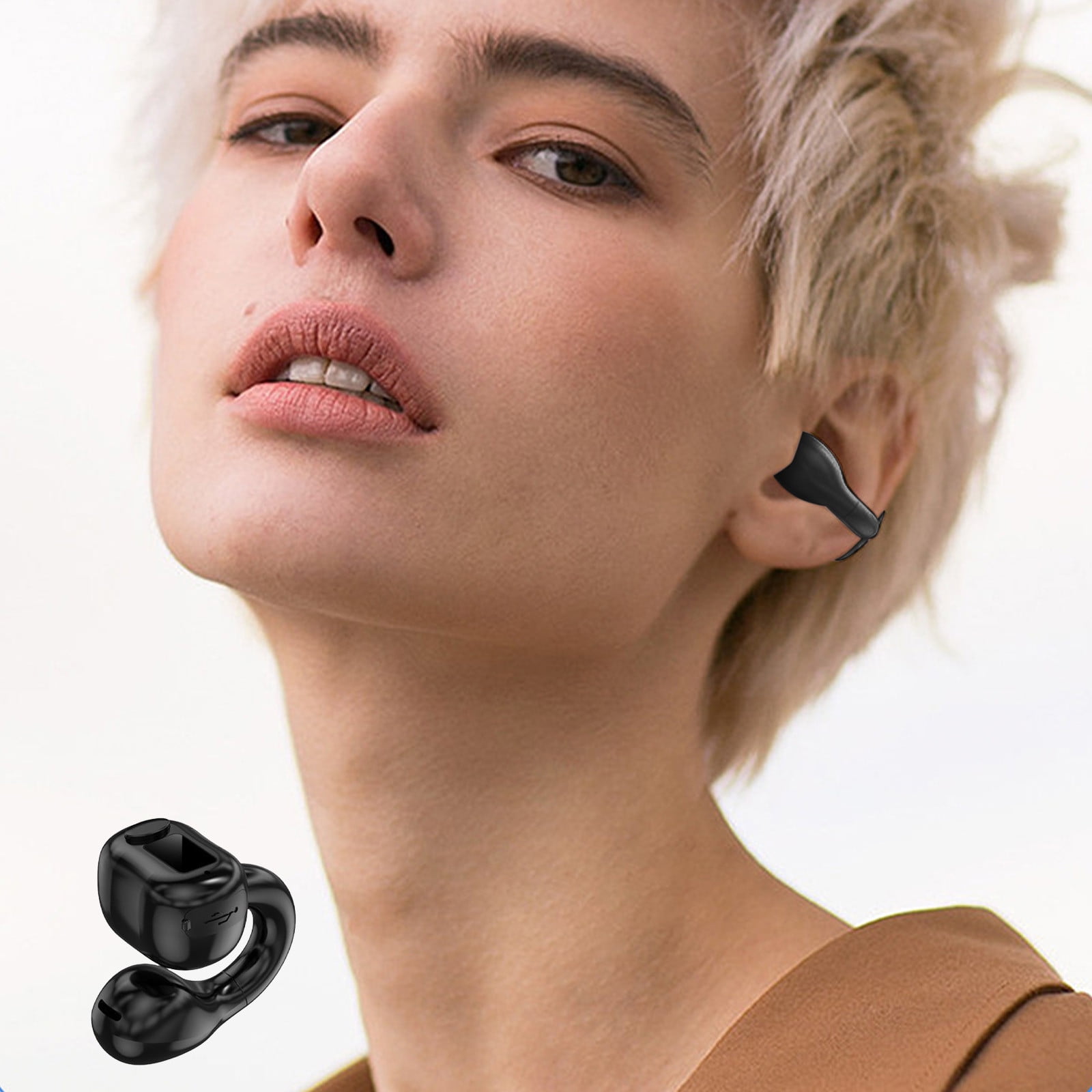 Aoujea Ear Buds Wireless Bluetooth Earbuds EarClip Headphones