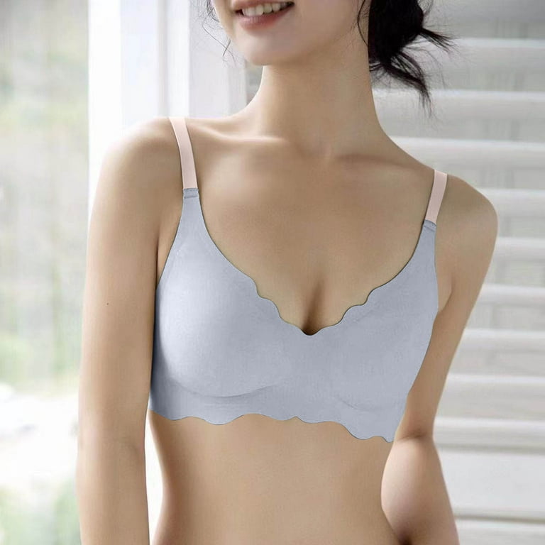 Aoujea Pure Comfort Wireless Women's Bra Underwear Fixed Shoulder
