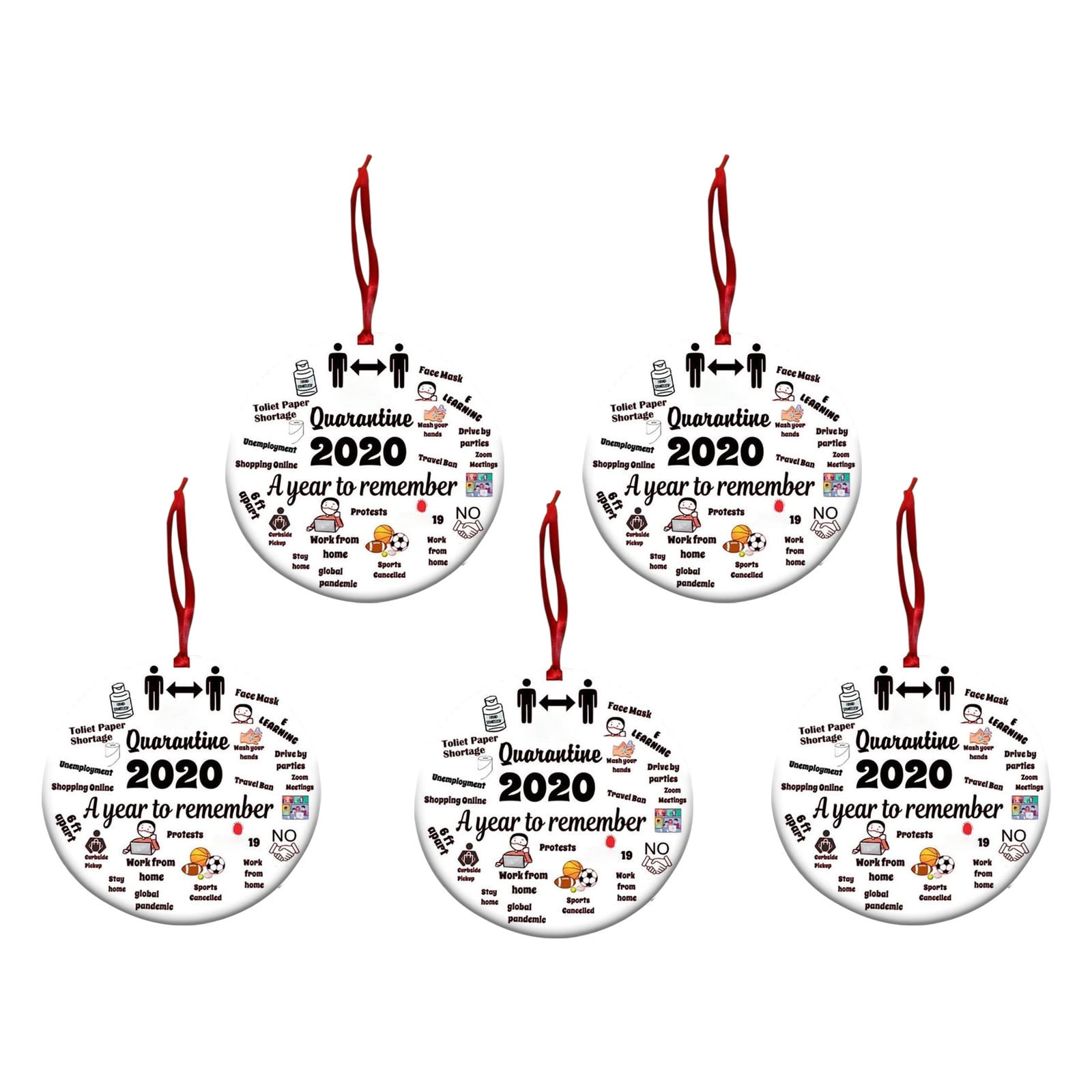 Aoujea Remembering 2024 Ornament Year of Ornament 2024 Christmas