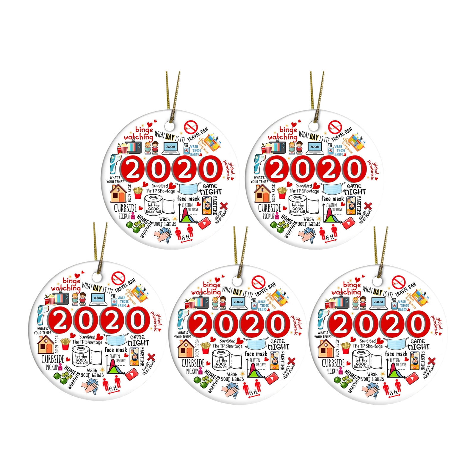 Aoujea Remembering 2024 Ornament Year of Ornament 2024 Christmas