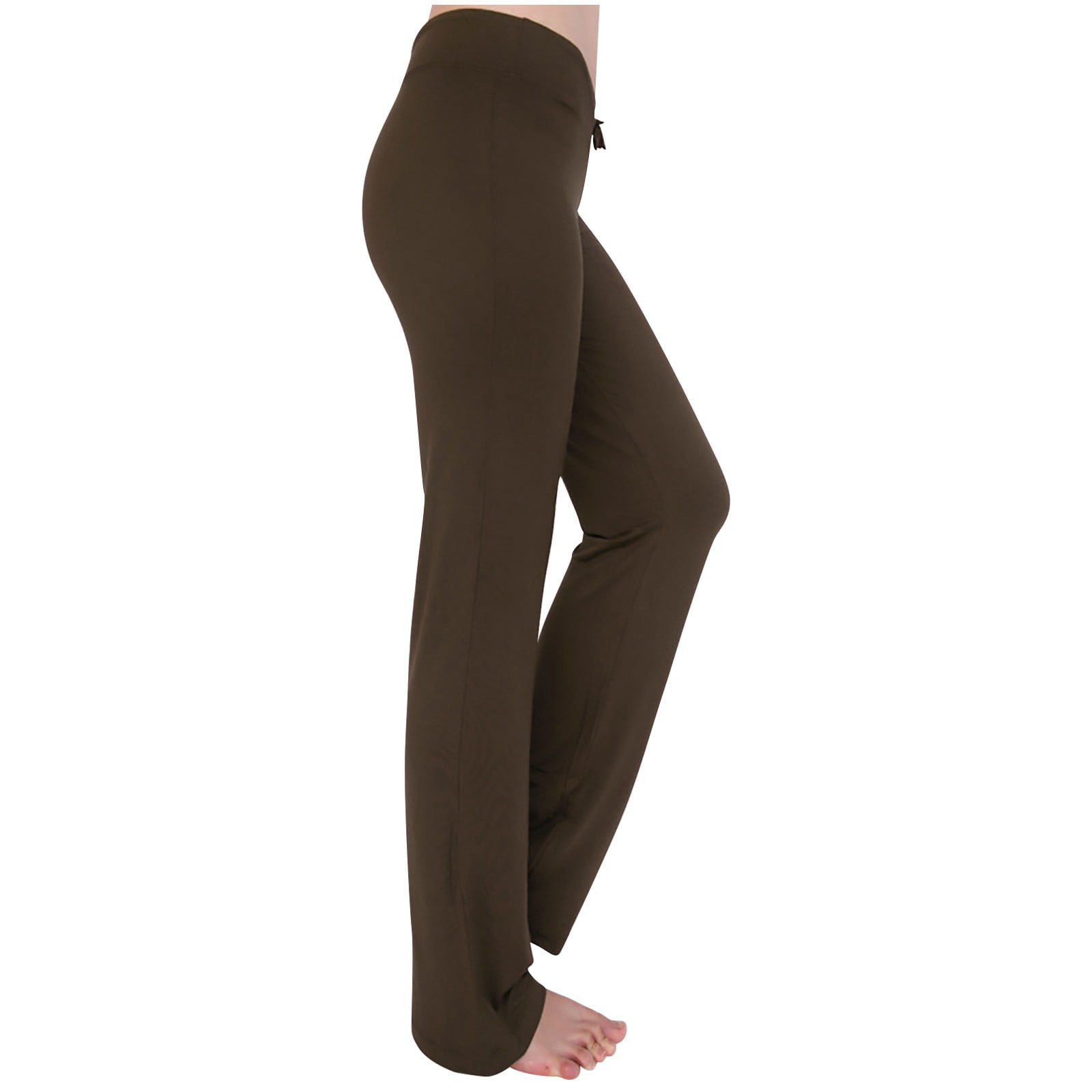 Aoujea Up to 50% off Plus Size Yoga Pants Women Loose High Waist Wide Leg Workout Out Leggings Casual Trousers