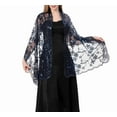 thumbnail image 1 of Aoujea Women's Fall Winter Shawl Wrap Scarf, Women's Sequin Shawl Wedding Dress Evening Gown Cheongsam Shawl Bride Bridesmaid Shawl Scarf Blanket Wrap Shawl Scarves, 1 of 6