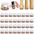 thumbnail image 1 of Aovky 32 Pcs Chair Leg Floor Protectors for Hardwood Floors, Silicone Chair Leg Covers Felt Pads, Medium, 1 of 8
