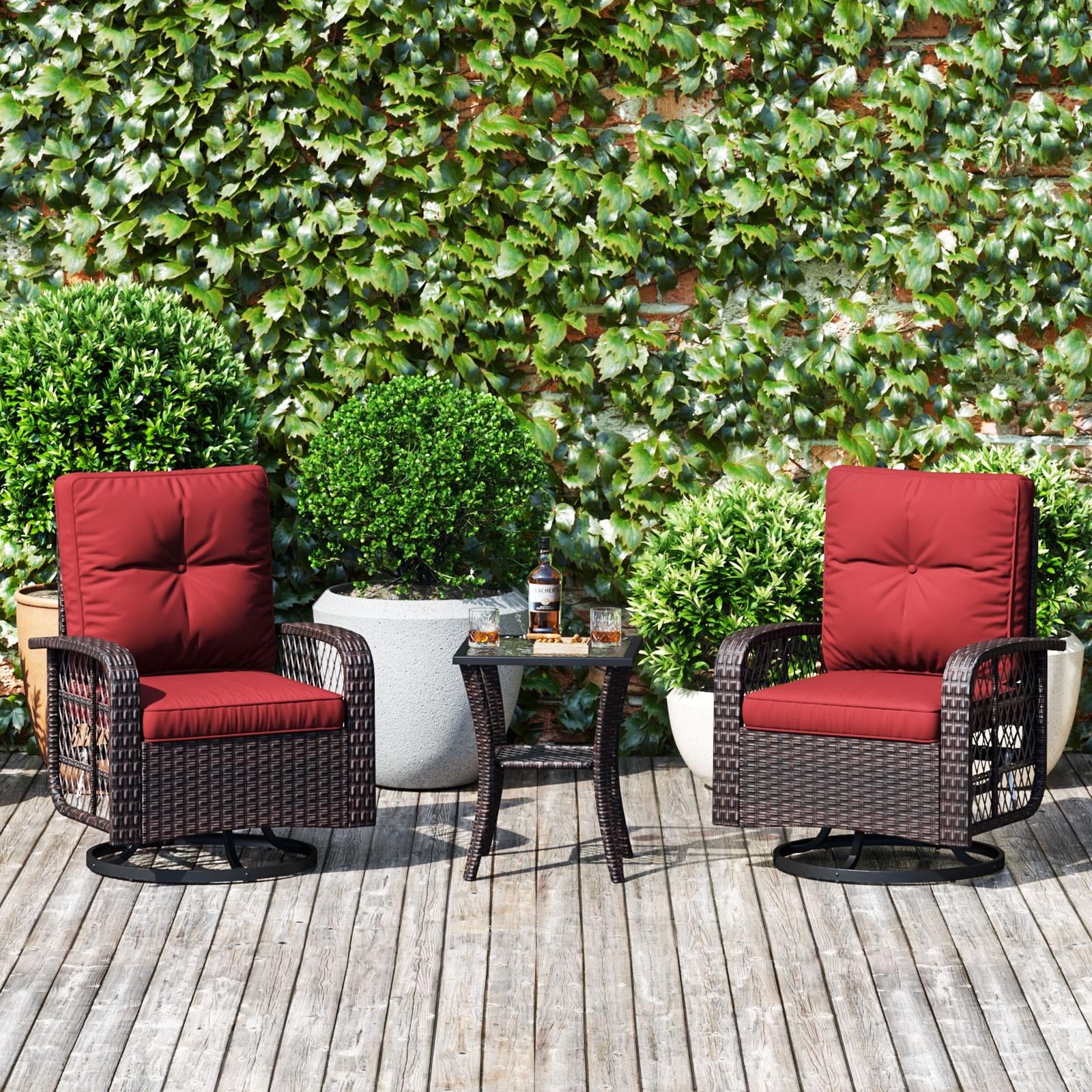WAKE × Setinn Tour Porch 3P Set Nuu Garden Patio Dining Set 7-Piece Black Patio Dining Set
