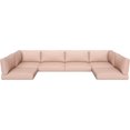 thumbnail image 1 of Aoxun Outdoor Replacement Cushions for Patio Furniture, Deep Seat Outdoor Cushions for 6-Seat Wicker Sectional, 14-Piece Water-Repellent Cushion for L-Shape Couch, 1 of 8