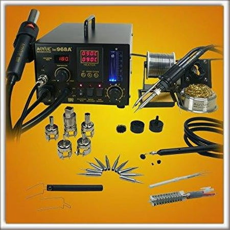 Aoyue 968A+ 4 in 1 Digital Hot Air Rework and Soldering Station