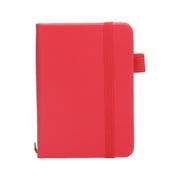 Aoyunhp 1 Pack Pocket Small Notebook Journals, Mini Cute Memo Notepad Hardcover College Ruled Lined Journals for Women g.irls for Writing, Work, Office, Leather Hardcover