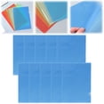 Aoyunhp 10Pcs Single Sheet Folder,Clear Plastic Zip File Folder,PP ...