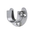 thumbnail image 1 of Aoyunhp 1Pc Heavy Duty Closet Rod End Supports U Shaped Flange Rod Holder for Wardrobe Bracket Shower Curtain Rod,Stainless Steel Rod Socket Flange End Supports for Closet Shower Curtain Rod, Silver, 1 of 6