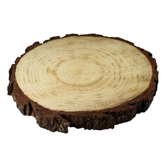 Aoyunhp 1Pc Large Wood Slice Rounds,Wedding Centerpiece Disc Coasters,Centerpieces Round Crafts for Weddings Great Slices Rustic Home Decor