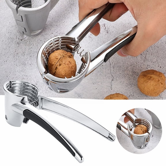 Aoyunhp 1Pc Nut Crackers Nutcracker for Walnuts,Tool for Nuts,Nut Cracker Kitchen Tool with Non-Slip Handle,Funnel Walnut Pliers,Sturdy Nutcrackers Opener Tool Walnuts Pecan Nut,Hazelnuts,Brazil Nuts