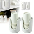 thumbnail image 1 of Aoyunhp 2Pcs Bathroom Cup Dispenser,Paper Cup Holder,Small Countertop Mouthwash Cups Accessories,for Vanity Countertops,Bathroom,Cup Dispenser for Bathroom 3.35"X4", 1 of 9