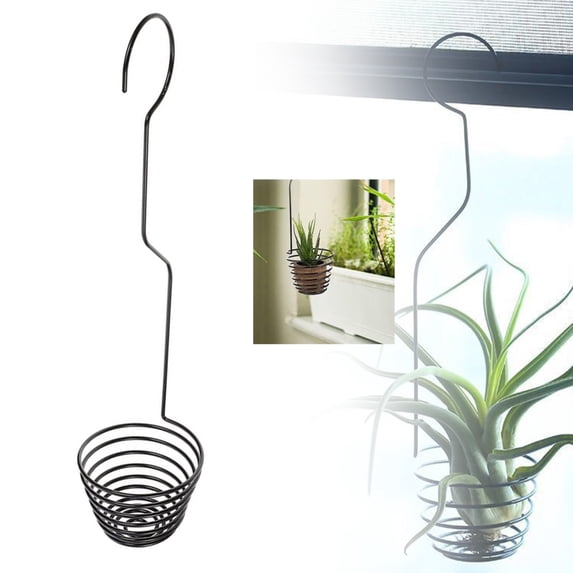 Aoyunhp 2Pcs Pineapple Hook,Air Plant Holder,Plant Hanging Hook,Spiral Hooks,Plant Display Rack Display Hanger for Plant Holder Tillandsia Hanger Modern Hanger Plant Hook