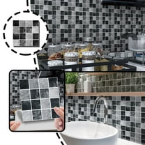 Aoyunhp 3D Crystal Tile Stickers Diy Waterproof,10 Sheet Self-Adhesive Wall Stickers,Peel and Stick Backsplash,Wall Stickers Decor,Peel and Stick Wallpaper,Wall Stickers Decor 3.94"X3.94"