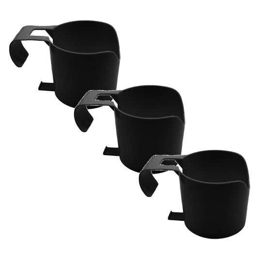 Aoyunhp 3Pcs Cup Holders for Above Ground Pool,Pool Cup Holders,Cup Holder Top Oval Top Cup Holder Pool Drink Holder Easy To Clip On Pool,Black