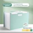 thumbnail image 1 of Aoyunhp Accordian File Organizer Expanding File Folder,13 Pockets ,A4 Letter Size Paper Document Receipt Folder for Classroom,Home,Office And Travel,Document Storage Expanding Organizer File Folder, 1 of 9