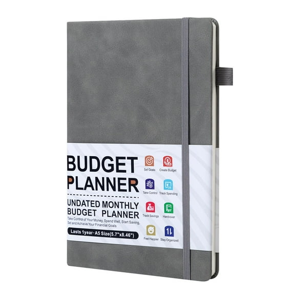 Aoyunhp Budget Planner 2025-2026 – Yearly/Weekly/Monthly Financial Planner Organizer Budget Book. Expense Tracker Notebook Journal To Control Money,Compact Daily Planner Agenda & Personal Organizer