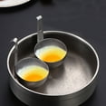 thumbnail image 1 of Aoyunhp Egg Cooker,2 Pcs Egg Poacher,Stainless Steel Poached Egg Cooker,Hangable Poached Egg Cups for Easy Cooking,Poached Egg Pan for Making Soft Boiled Eggs,Mini Egg Cooker 2.63"X4.13", 1 of 6