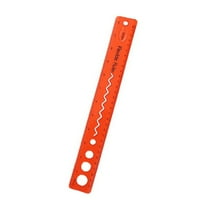 Aoyunhp Flexible Ruler,Unbreakable Clear Rulers Double Scale Bendable Flexible Rubber Rulers Transparent Shatterproof Straight Plastic Ruler,Folding Rulers,Classroom,office,Bendable Ruler 11.8"