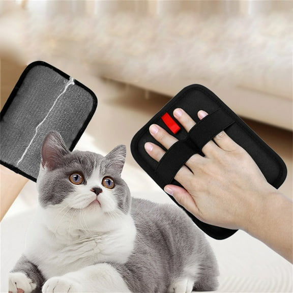 Aoyunhp Pet Hair Removal Gloves – Cat & Dog Grooming Mitt for Furniture, Bedding & Car Seats – Reusable Mesh Glove for Safe & Gentle Fur Removal,Pet Hair Remover Electrostatic Gloves 5.12"X6.69"