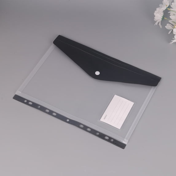 Aoyunhp Plastic Folders,Plastic File Folders With Label Pockets - Us Letter & A4 Size Clear Document Envelopes, Assorted Color for office Supplies,Plastic Folders With Pockets 13.19"X9.25"