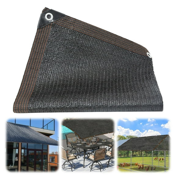Aoyunhp Shade Cloth,Durable Mesh Tarp with Grommets,Resistant Garden Sun Shade Netting with Taped Edge for Plant Cover,Shade Cloth for Garden,Sunshade for Car Windshield 78.74"X78.74"