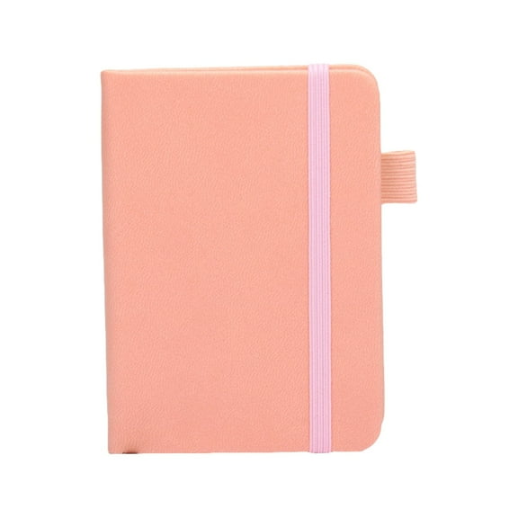 Aoyunhp Small Leather Notebook Journal Notepad for Writing Women, Mini Pocket Small Notepad Lined Address Note Book Note Pads for Work Travel, Red Waterproof Leather Cover Notebook