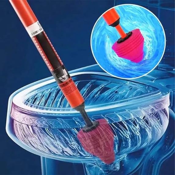 Aoyunhp Toilet Plunger,Household High-Pressure Toilet Unblocker,Drain Clog Remover Tool,Air Drain Blaster Plumbing Tool,Powerful Plunger for Kitchen,Bathroom,Toilet Plunger Heavy Duty