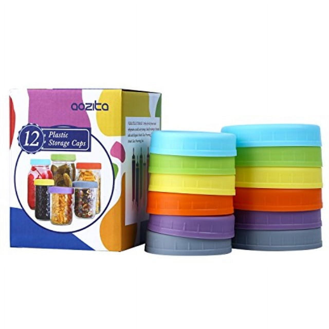 https://i5.walmartimages.com/seo/Aozita-12-Piece-Colored-Plastic-Mason-Jar-Lids-for-Ball-and-More-6-Regular-Mouth-6-Wide-Mouth-Plastic-Storage-Caps-for-Mason-Jars_0e884b47-d869-48f9-9986-8a2ea3fa4ec0.b704e157c50a74fa45fde5acabe69132.jpeg