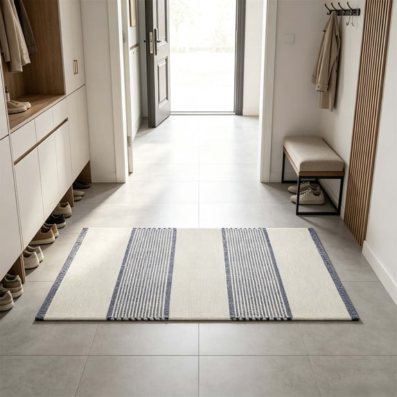 Aoznliie Bathroom Rugs, Non-Slip Absorbent Bath Rugs for Floor, 20x31 inch Quick-Drying Easy to Clean Bath Mat for Bathroom