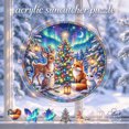 thumbnail image 1 of Aoznliie Christmas Acrylic Puzzle Suncatcher, Stained Glass Style Suncatcher for Window Decor, 7.5 inch Gift for Xmas, Mom, Birthday, Housewarming, 1 of 8