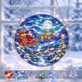 thumbnail image 1 of Aoznliie Christmas Acrylic Puzzle Suncatcher, Stained Glass Style Suncatcher for Window Decor, 7.5 inch Gift for Xmas, Mom, Birthday, Housewarming, 1 of 8