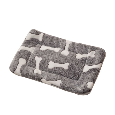 Aoznliie Dog Bed, Winter Thick Warm Pet Sleeping Pad with Soft Cotton Quilt, Cozy Washable Dog Mat Mattress for Small Medium Dogs Cats, 13x10in