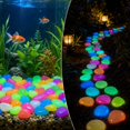 thumbnail image 1 of Aoznliie Glow in The Dark Stones, 50 Pcs Large Luminous Pebbles for Garden & Aquarium, Decorative Rocks for Walkway Fish Tank Landscaping, 1 of 5