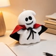 thumbnail image 1 of Aoznliie Halloween Plush Toy, Embroidered Ghost Soft Toy with Hanging Loop, 17.7 inch Cute Stuffed Toy for Party Gift, White, 1 of 6