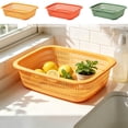 thumbnail image 1 of Aoznliie Kitchen Storage Basket, Large Produce Basket with Ventilation Holes,Vegetable Storage Bin for Countertop,Fruit Basket Pantry Organizer for Home,13x10in, 1 of 7
