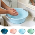 thumbnail image 1 of Aoznliie Plastic Basin, Large Wash Basin with Double Handles for Laundry, Multi-Purpose Utility Basin for Kitchen Bathroom Dorm, 1 of 7