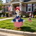 thumbnail image 1 of Aoznliie Porch Goose Outfits, 4th of July Goose Clothes for 23 Inch Statue, Patriotic Goose Costume with Hat, Independence Day Decorations, 1 of 6