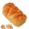 thumbnail image 1 of Aoznliie Stress Bread Squeeze Toys, Realistic Bread Shape Slow Rising Fidget Toys for Adults Anxiety Relief, 3.15in, 1 of 7
