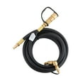 thumbnail image 1 of Marshall Excelsior ME66CP Portable Grill Conversion Kit for Coleman Roadtrip - 10' Hose, M. QD x F. QD w/ Shutoff, 1/4" FNPT x 1/8" FNPT, 1 of 3