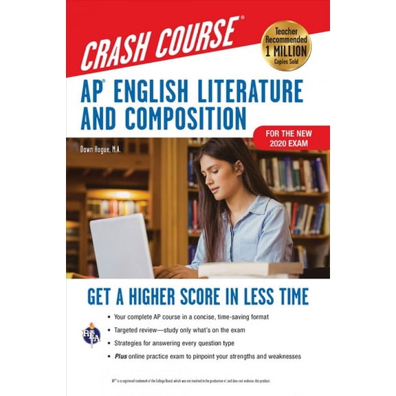 Pre-Owned Ap(r) English Literature & Composition Crash Course, Book + Online: Get a Higher Score in Less Time (Paperback) 073861257X 9780738612577