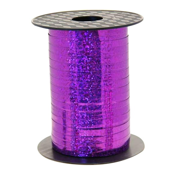 Apac Holographic 250m Purple Curling Ribbon