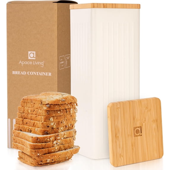 Cornbread Container Apace Living FRESHSLICE Bread Container | Bread Keeper with Airtight ...
