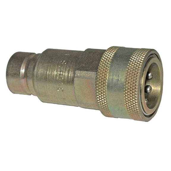 Apache  0.5 in. Dia. 3000 psi Steel  Flat Face Hydraulic Adapter