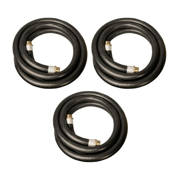 Apache 1" Diameter 14' Length 60 PSI Farm Fuel Transfer Hose (3 Pack)