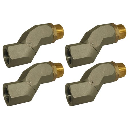 Apache 1" Male Pipe Thread x 1" Female Pipe Thread Fuel Swivel (4 Pack)