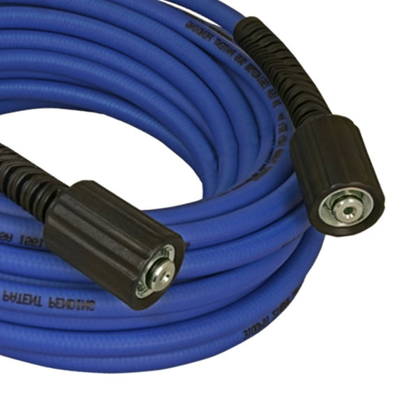 Apache 10085585 1/4 Inch x 50 Foot Xtreme Flex Pressure Washer Hose, Blue