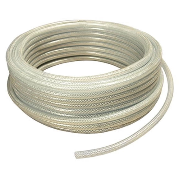 Apache 15010990 0.32 in. x 0.12 in. Wall Thickness x 100 ft. Clear Reinforced Vinyl Tubing
