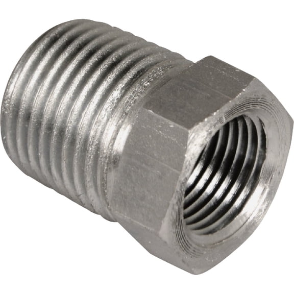 Apache - 157143 39035482 3/4" Male Pipe x 1/2" Female Pipe, Hydraulic Adapter